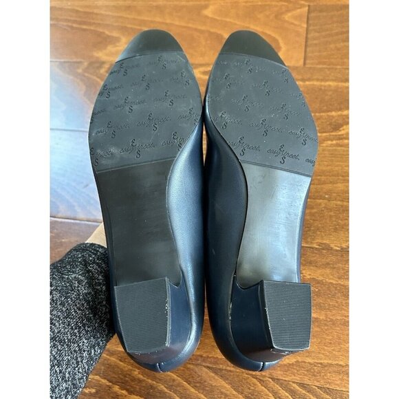Easy Street Women's 10 N Heels Pumps Office Navy Blue Round Toe NEW - Picture 3 of 4